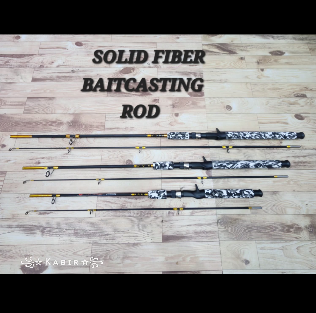 FIREFOX SOLID FIBER BAITCASTING ROD