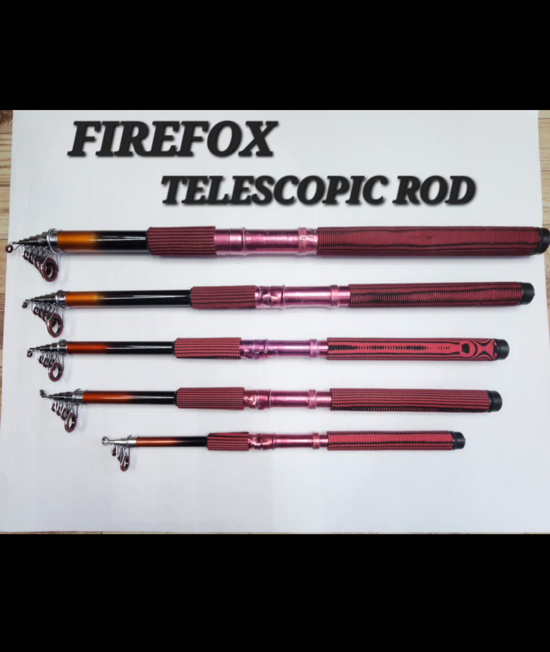 FIREFOX RED TELESCOPIC ROD